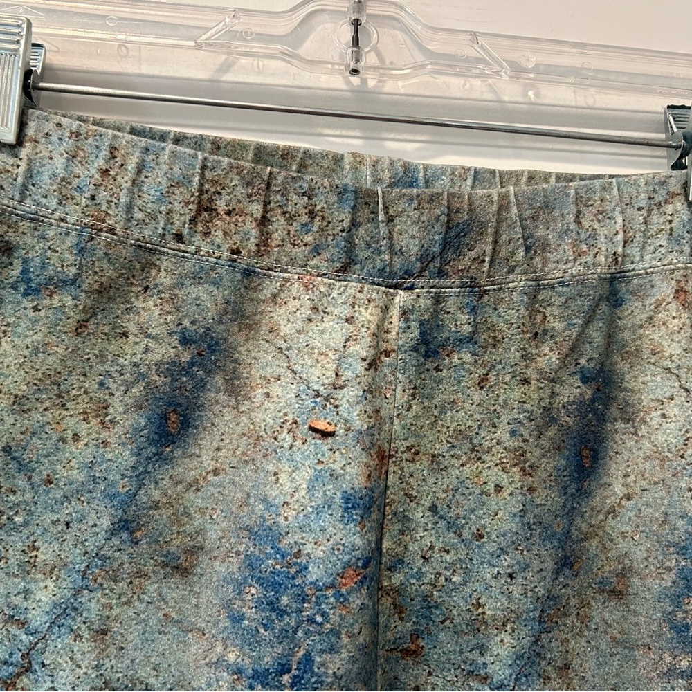 Soft Surroundings Blue and Brown Leggings - Picture 4 of 6